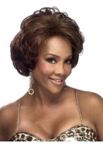 Short Curly Ebony Style Human Hair Wig 