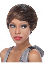 Capless Straight Short Cut Synthetic Wig 