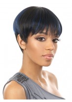Chic Short Synthetic Straight Capless Wig 