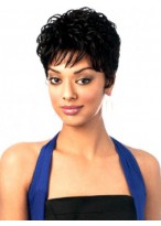 Synthetic Short Capless Wig 