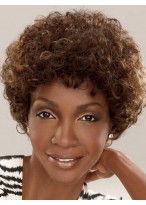 Short Curly Synthetic African American Wig 