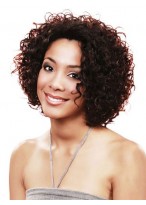 Gracefull Short Curly African American Lace Wigs for Women 10 Inch 