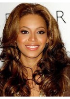 Afro American Wigs Long Curly Brown African American Lace Wigs 