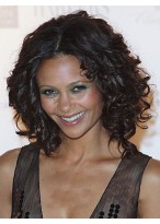 Cheap Asian Wavy African American Lace Front Wigs for Women 