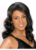2013 Fashion Trend Medium Wavy Black African American Lace Wigs for Women 14 Inch 
