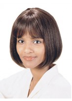 Cheap Asian Short Straight Full Bang African American Wigs for Women 10 Inch 