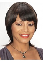 Trendy Short Straight African American Wigs 