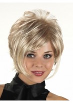 Lightweight Capless Synthetic Grey Wig 
