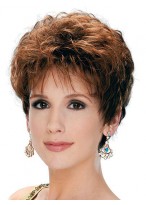 Short Curly Capless Synthetic Wigs 