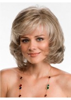 Mid-length Synthetic Lace Wig 