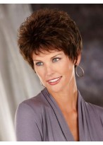 Short Synthetic Wig with Spiky Texture 