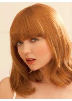 Perfect Medium Wavy Synthetic Hair Wigs about 14 Inch 