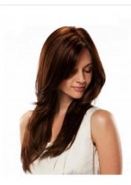 18" Human Hair Straight Full Lace Wig 