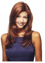 Specially Designed Top Quality Long Layered Straight Full Lace Human Hair Wig 