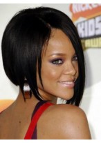 Rihanna Short Straight Celebrity Wigs 