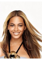 Beyonce Long Straight Stylish Synthetic Wig 