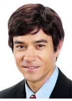 4" Wavy Synthetic Capless Mens Wig 