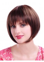 Short Chic Straight Synthetic Bob Wig 