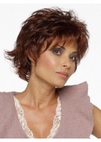 Capless Fashion Layered Shag Style Short Wig 