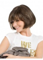 Hand-Tied Bob Style 100% Human Hair Wig 
