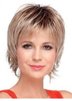 Short With The Thin Nape Capless Wig 