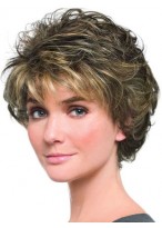 Beautiful Softly Curly Lightweight Short Capless Wig 