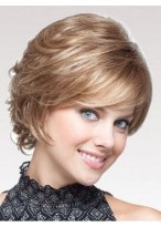 Full Curly At Back Short Capless Wig 