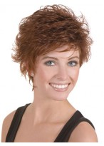 Short Stacked Back All-Over Layering Lace Front Wig 