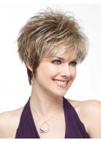 Funky Synthetic Short Wig 