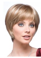 Tapered Capless Synthetic Short Wig 