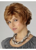 All-over Layered Cut Synthetic Short Wig 