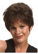 Feather Synthetic Lace Short Wig 