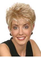 Classic Short Straight Pixie Synthetic Wig 