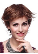 Synthetic European Fashion Short Wig 