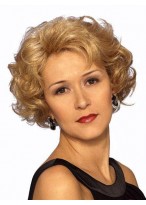 Chic Lace Front Short Wavy Synthetic Wig 