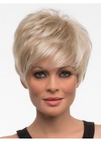 Capless Wavy Short Wig 