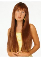 Extra Long Synthetic Sleek Straight Wig 