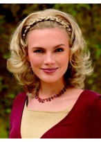 Mid-length Synthetic Braided Headband Wig 