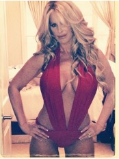 Glamorous Long Brown Kim Zolciak Wigs