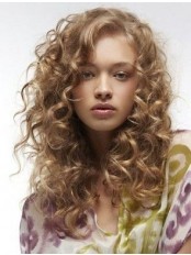 Sexy Long Big Curly Remy Human Hair Wigs