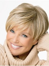 Affordable Blonde Boycuts Synthetic Wigs