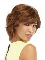 Short Shag Human Hair Wig