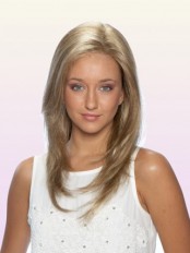 16" Layered Lace Front Human Hair Wig
