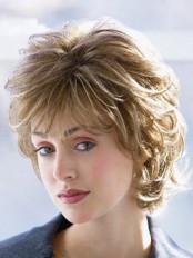 Wavy Layers Human Hair Lace Front Wig