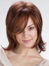 Layered Mid-Length Synthetic Wig