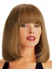 Chic Length Lace Front Human Hair Wig