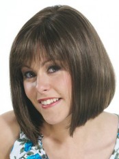 Short Curly Medium Length wig