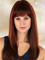 Soft Hot Sell New Long Straight Human Hair Wig