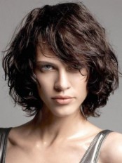 New Messy Medium Human Wig
