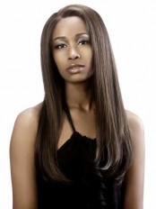 Long Smooth Straight Lace Front Wig